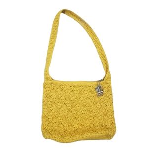 Chrochet Yellow Luxy  Crossbody shoulder bag Boho
